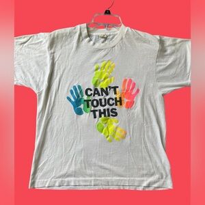 Vintage 1990 Can’t Touch This Youth Large T-shirt MC Hammer Made in USA